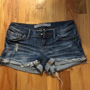 Distressed shorts